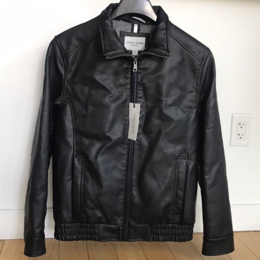 Brand new Cole Haan Leather Jacket